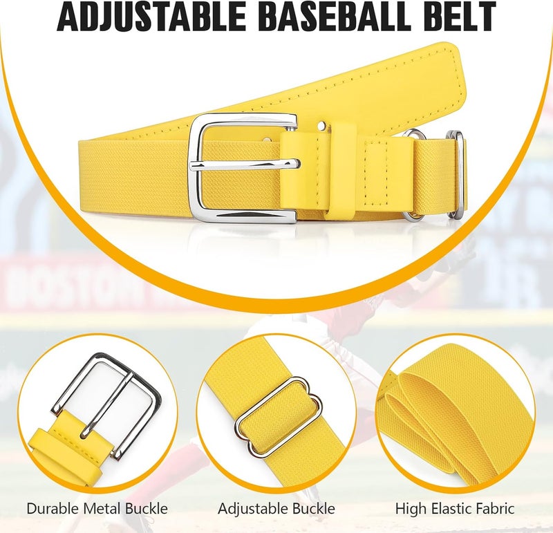 UnFader Elastic Baseball Softball Belt for Youth Boys Girl, Size Adjustable Stretch Belt - Image 4